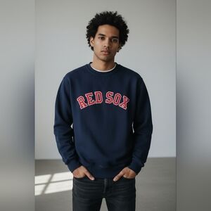 Vintage Boston Red Sox Navy Crewneck Sweatshirt Size S”